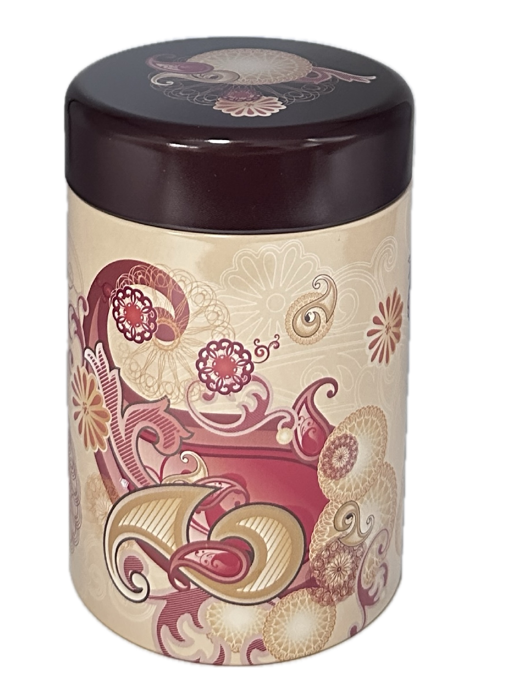 Paisley Round 100g Retro Tea Caddy